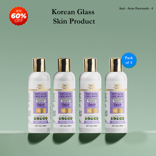 ANTI ACNE-FACEWASH (Pack of 4)