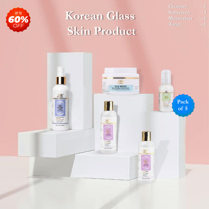 CLEANSER+SUNSCREEN+MOISTURIZER+TONER