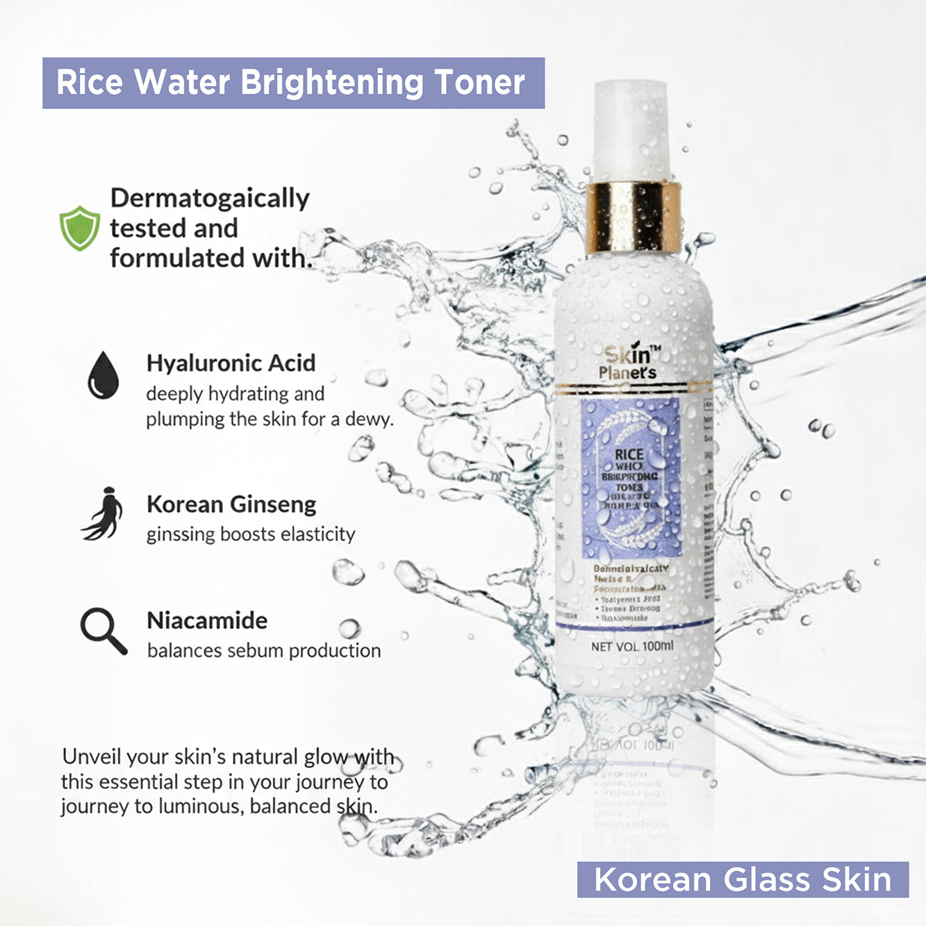 CLEANSER+SUNSCREEN+MOISTURIZER+TONER