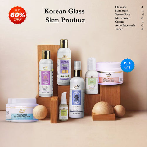 CLEANSER+SUNSCREEN+SERUM+MOISTURIZER+FACE CREAM+ACNE FACEWASH+TONER